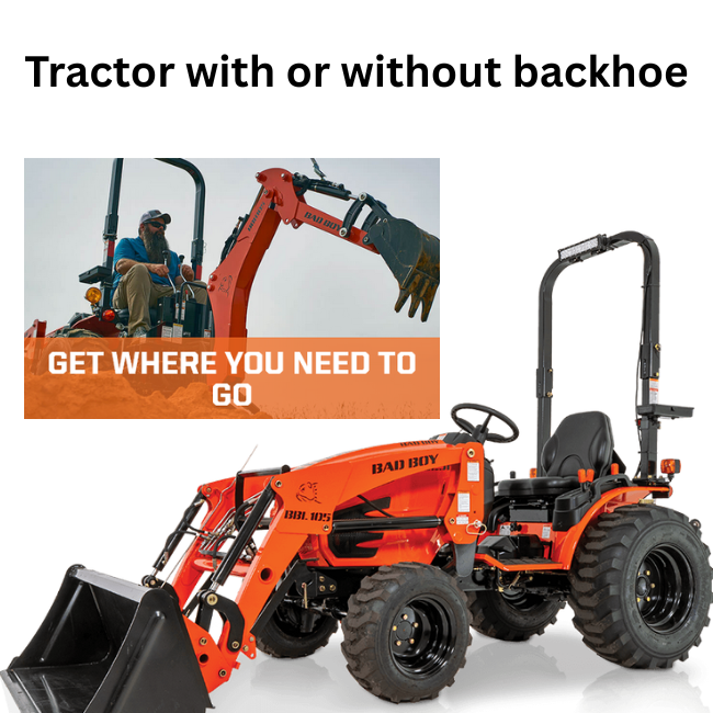 Tractor BadBoy 1025H TLB hover
