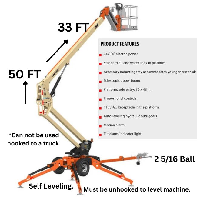 JLG T500J hover