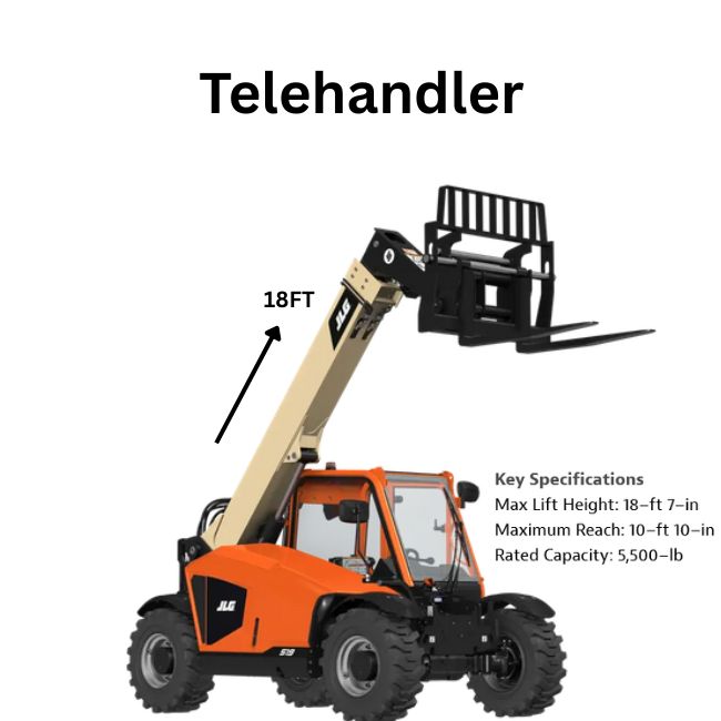 JLG G5 Telehandler hover
