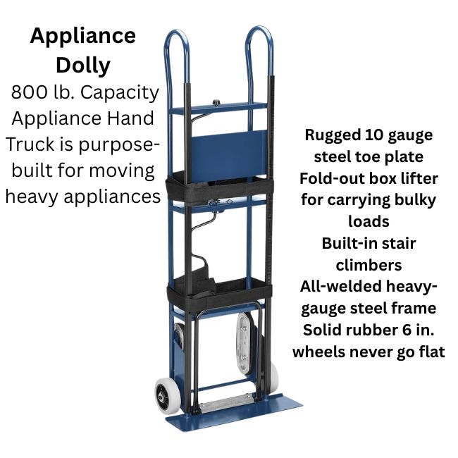 Appliance dolly hover