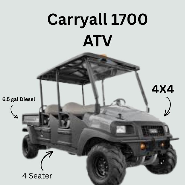 Clubcar caryall 1700