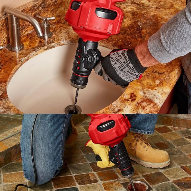 Powered Sink Auger