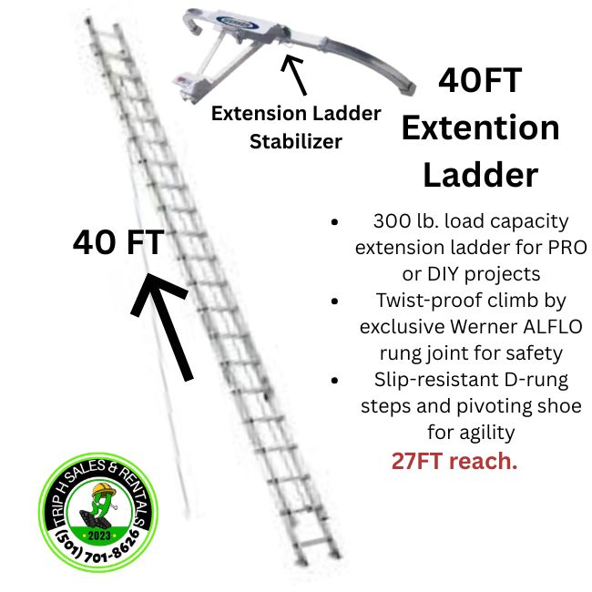 40ft ext Ladder hover