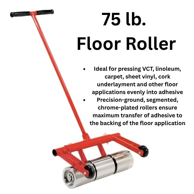 linoleum roller 75 lb hover