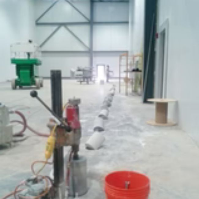 Core Drill With Vac and Stand hover